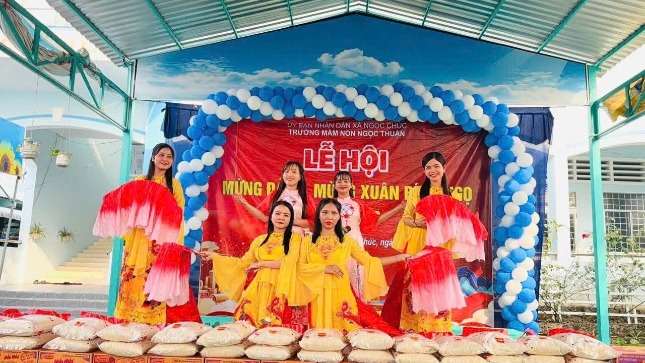 LỄ HỘI “MỪNG ĐẢNG – MỪNG XUÂN BÍNH NGỌ 2026” LAN TỎA YÊU THƯƠNG TẠI TRƯỜNG MẦM NON NGỌC THUẬN